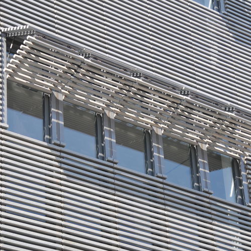 再生材料建筑遮阳板 - DUFIX 40T ECO2 - Durmi - 再生塑料 / 用于外墙 / 卧式
