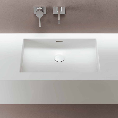 集成式台盆 - PLANIVIT - PLANIT - Corian®可丽耐 / 带台面 / 残障人士用