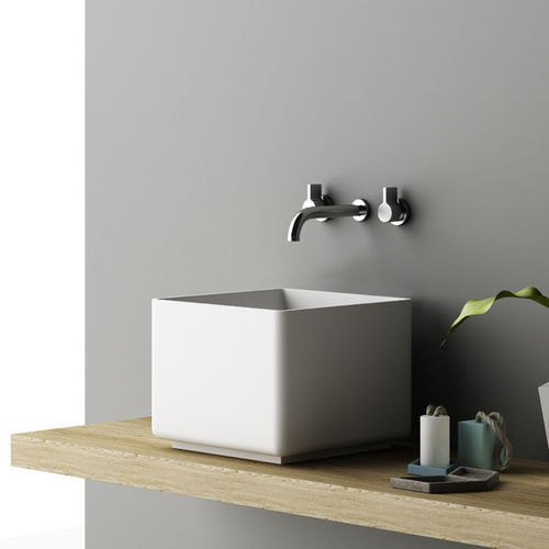台上盆 - TRIADE 3 - PLANIT - Corian®可丽耐 / 定制 / 正方形