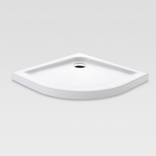 转角淋浴底盆 - CORIAN® - HAFRO srl - 放置式 / 凸起式 / 平地式