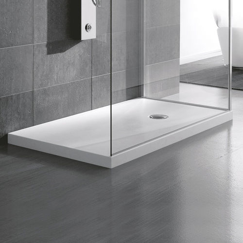 长方形淋浴底盆 - CORIAN® - HAFRO srl - 放置式 / 凸起式 / 平地式