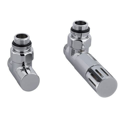 机械恒温阀门 - CIRCLE - TERMO SQUADRA - DELTACALOR - 手动 / 用于散热器 / 白色