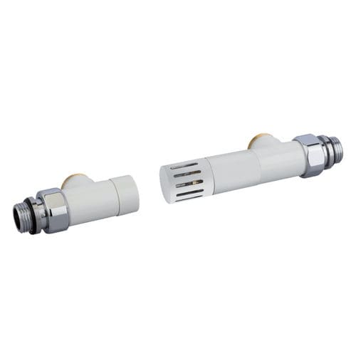 机械恒温阀门 - CIRCLE - TERMO REVERSA - DELTACALOR - 手动 / 用于散热器 / 白色