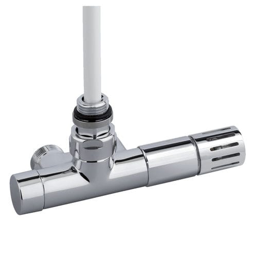 机械恒温阀门 - MONO - TERMO "H" - DELTACALOR - 手动 / 用于散热器 / 白色