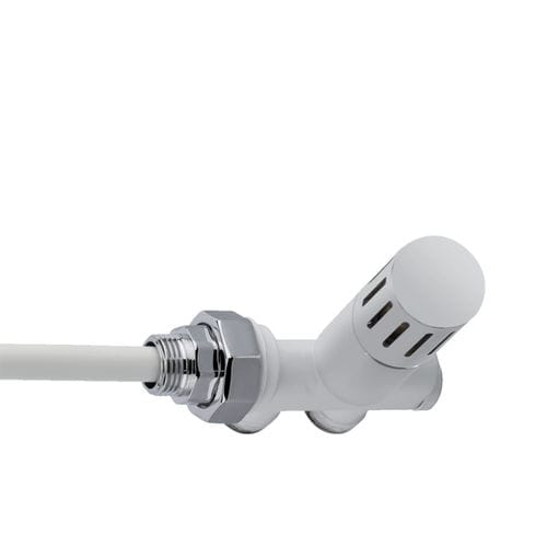 机械恒温阀门 - MONO - TERMO "V" - DELTACALOR - 手动 / 用于散热器 / 白色