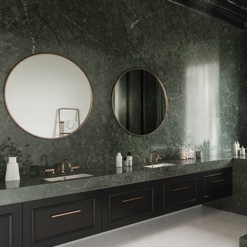 双洗手盆台面 - Jardin Emerald - Cosentino/赛丽石 - Silestone®材质