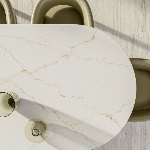 Silestone®材质桌台面 - Élysée - Cosentino/赛丽石 - 白色
