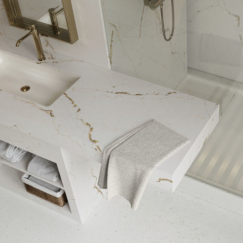 Silestone®材质洗手盆台面 - Le chic : Versailles Ivory - Cosentino/赛丽石