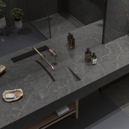 Silestone®材质洗手盆台面 - Le chic : Bohemian Flame - Cosentino/赛丽石