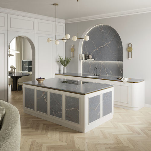 Silestone®材质厨房台面 - Le chic : Parisien - Cosentino/赛丽石 - 厨房 / 蓝色 / 抛光