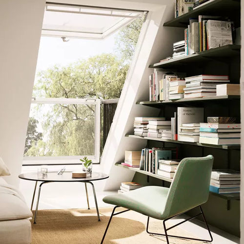 木质阳台窗 - GDLCABRIO® - VELUX/威卢克斯 - 投影式 / 三层玻璃 / 声学