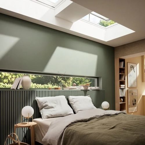 平屋顶灯笼式天窗 - CFU - VELUX/威卢克斯 - 壁挂 / 用于通风 / 玻璃