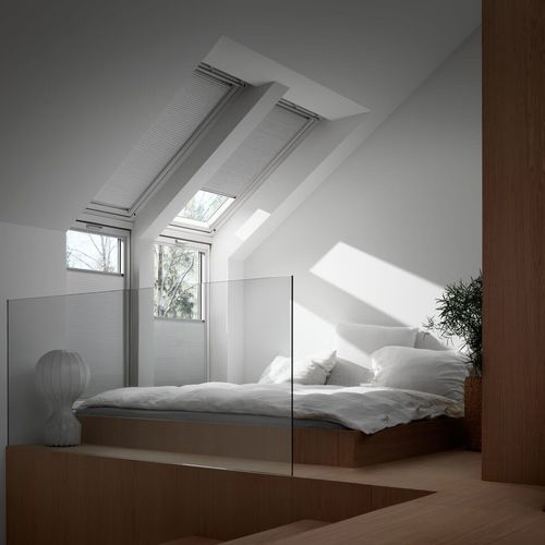 褶皱遮光帘 - VELUX/威卢克斯 - 用于窗户 / 布料 / 铝制
