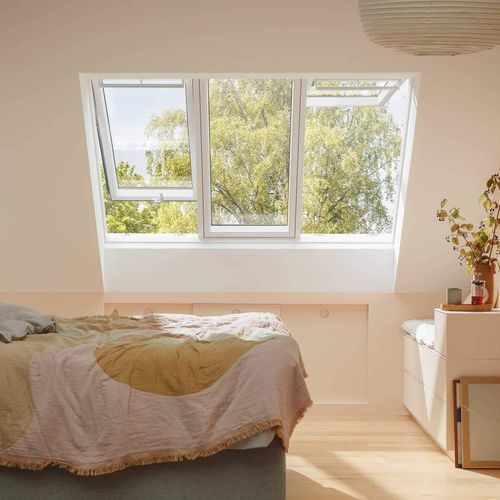 铝制天窗 - VERRIÈRE 3EN1 - VELUX/威卢克斯 - 木质 / 固定式 / 销轴