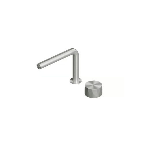 洗脸盆冷热水龙头 - HB 15 31 - QuadroDesign - 嵌入式 / 磨砂不锈钢 / 316L不锈钢