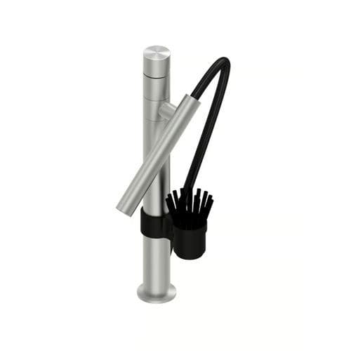 板上调温龙头 - 400 - QuadroDesign - 磨砂不锈钢 / AISI 316不锈钢材质 / 厨房