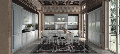 传统风格厨房 - FIRENZE - Torchetti Cucine - 木质 / 隐藏式 / 带手柄