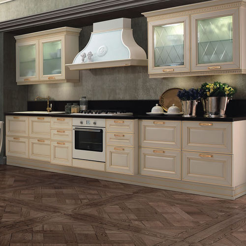 传统风格厨房 - FIRENZE - Torchetti Cucine - 玻璃 / 木质 / 带手柄