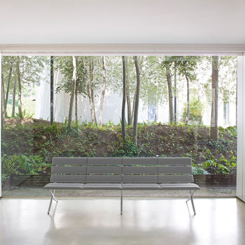 现代风格公共长椅 - B - BD Barcelona Design - 铝铸铁 / 阳极氧化铝 / 挤压铝材