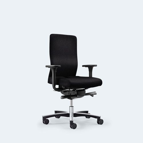 现代风格办公椅 - PLUS VISIBLE - Löffler Bürositzmöbel GmbH - 室内 / 布料 / 金属桌脚