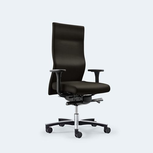 现代风格办公椅 - PLUS TASCHENFEDERKERNSTUHL XL - Löffler Bürositzmöbel GmbH - 室内 / 布料 / 金属桌脚