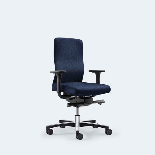 现代风格办公椅 - PLUS - Löffler Bürositzmöbel GmbH - 室内 / 布料 / 金属桌脚