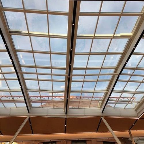 金属玻璃采光顶 - SUNROOF - Libart Enclosure Systems - 聚碳酸酯 / 机动 / 收纳式