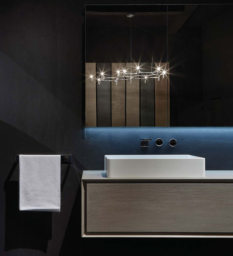 台上盆 - K.ONE - RI.FRA MOBILI - Corian®可丽耐 / 长方形 / 现代风格