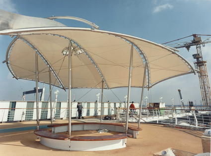 索膜结构 - AWNINGS - ACS-PRODUCTION - 屋顶 / 用于遮蔽棚 / PVC膜