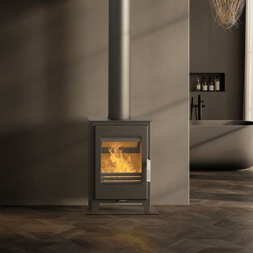 木材采暖炉 - OSCAR - SUPRA FRANCE - 5 kW...10 kW / 0 - 5 kW / 落地式