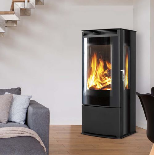 木材采暖炉 - ANAYA TRI-VISION - SUPRA FRANCE - 5 kW...10 kW / 独立式 / 3面