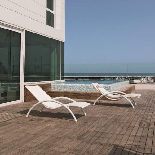 现代风格日光浴躺椅 - FORMENTERA  - Dolcefarniente by DFN srl - 编织树脂 / 花园 / 公共空间
