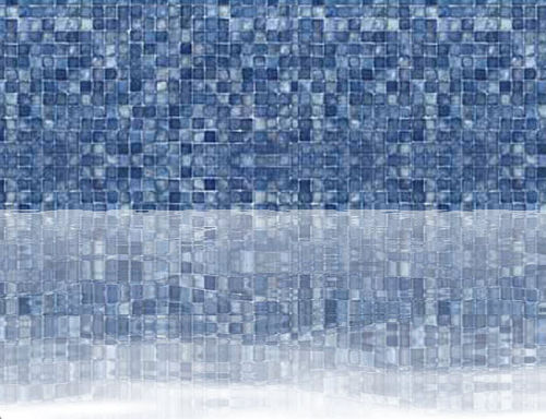 PVC泳池内壁 - BLUE MOSAIC - Kafko Manufacturing
