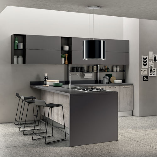现代风格厨房 - SAX - SCAVOLINI - 层压材料 / 三聚氰胺 / 岛台式