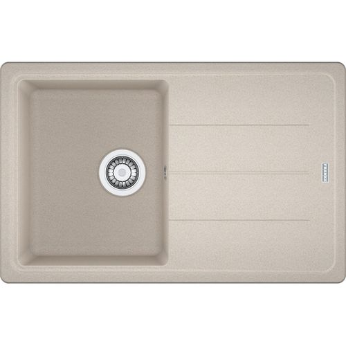 单槽厨房水槽 - BASIS BFG 611 780 REV - FRANKE HOME SOLUTIONS/弗兰卡 - 带沥水架 / 花岗岩 / 嵌入式
