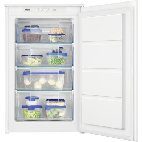 直立式冷冻柜 - ZUAN88ES - Zanussi Home appliances - 白色 / 嵌入式