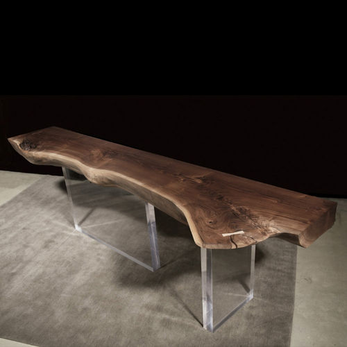现代风格玄关桌 - PLEXI - Hudson Furniture - Plexiglas®宝克力 / 胡桃木 / 定制