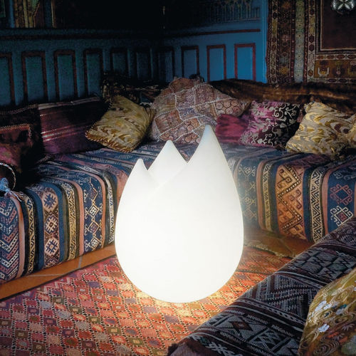 地面灯 - FLAME - SERRALUNGA - 低密度聚乙烯LDPE / 现代风格 / 有线