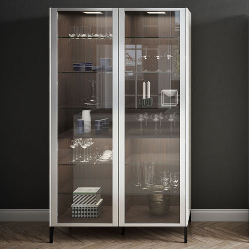 现代风格碗柜 - URBAN : SE + S2 - SIEMATIC - 漆木 / 玻璃