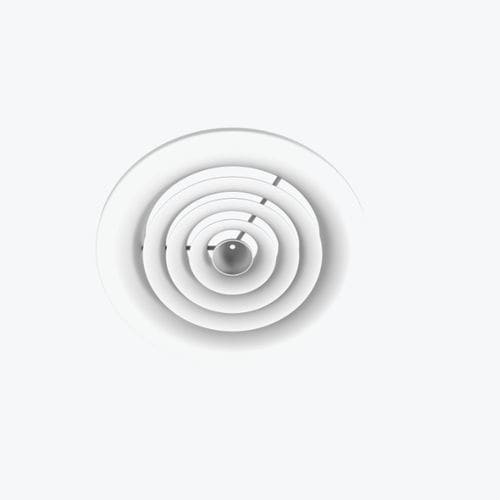 顶棚空气扩散器 - KONIKA - Systemair - 环形 / 金属 / 专业