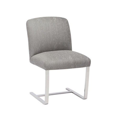 现代风格访客椅 - CANTILEVER - Donghia - 室内 / 布料 / 金属桌脚