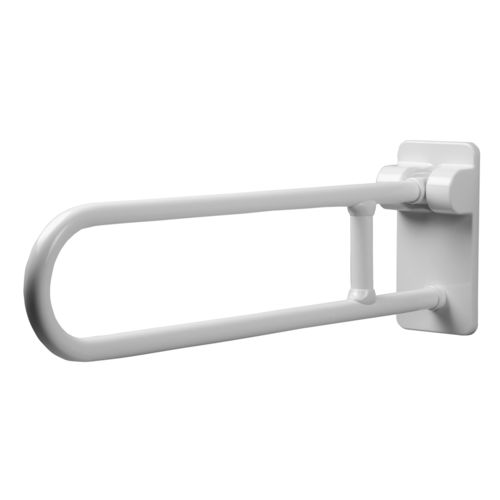 聚酰胺安全扶手 - B-49916 VINYL-COATED SWING-UP GRAB BAR - Bobrick Washroom Equipment - 壁挂 / 商用 / 白色