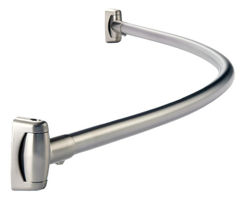 不锈钢浴帘杆 - B-4207X60 CURVED SHOWER CURTAIN ROD - Bobrick Washroom Equipment - 弯曲