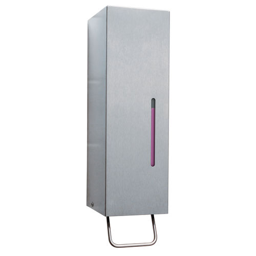 专业皂液机 - B-26637 TRIMLINESERIES&trade; - Bobrick Washroom Equipment - 壁挂 / 不锈钢 / 手动