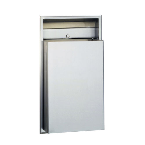 卫生间垃圾桶 - B-3644 ClassicSeries® - Bobrick Washroom Equipment - 嵌入式 / 不锈钢 / 现代风格