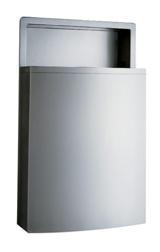 卫生间垃圾桶 - B-43644 ConturaSeries® - Bobrick Washroom Equipment - 嵌入式 / 不锈钢 / 现代风格