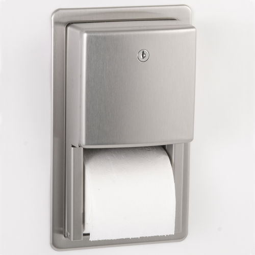 嵌入式卫生间抽纸架 - B-4388 ConturaSeries® - Bobrick Washroom Equipment - 不锈钢 / 商用