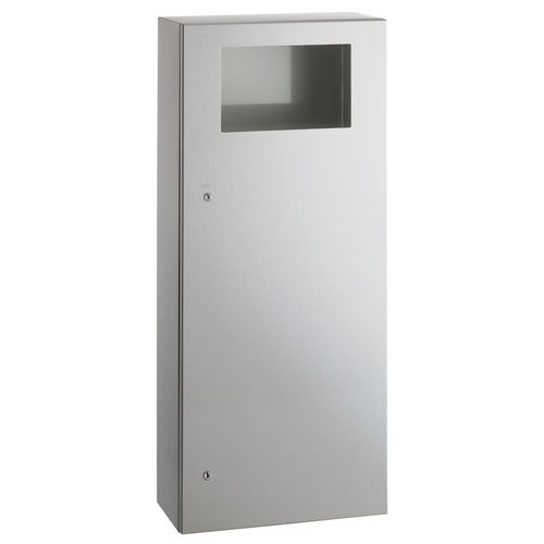卫生间垃圾桶 - B-35649 TRIMLINESERIES&trade; - Bobrick Washroom Equipment - 壁挂 / 不锈钢 / 现代风格