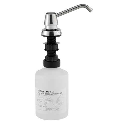 专业皂液机 - B-8221 - Bobrick Washroom Equipment - 嵌入式 / ABS / 聚乙烯