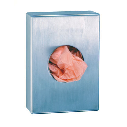 壁挂卫生袋分配器 - B-3541 - Bobrick Washroom Equipment - 手动 / 不锈钢 / 专业
